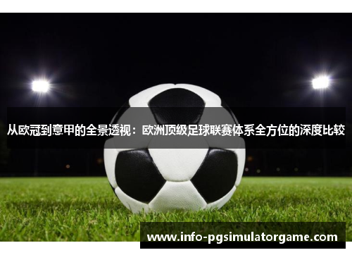 从欧冠到意甲的全景透视：欧洲顶级足球联赛体系全方位的深度比较